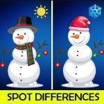 Картинка Christmas Spot differences